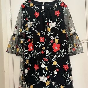 Eci embroidered dress